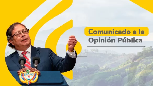Comunicado a la opinión pública